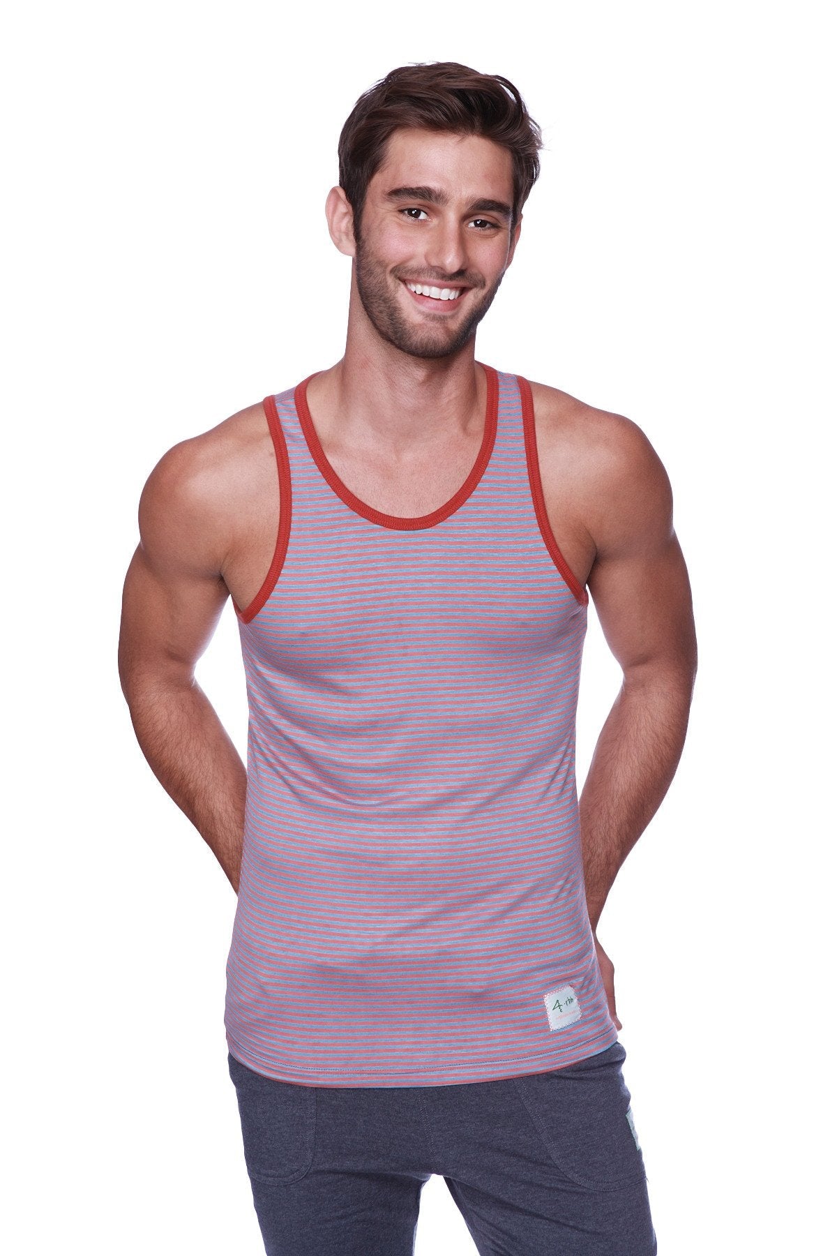 Herren-Yogahose mit Bündchen (einfarbig Anthrazit)