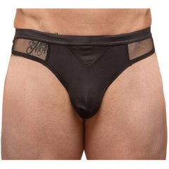 Undergear Men's Mesh Low Rise Thong Lightweight Underwear