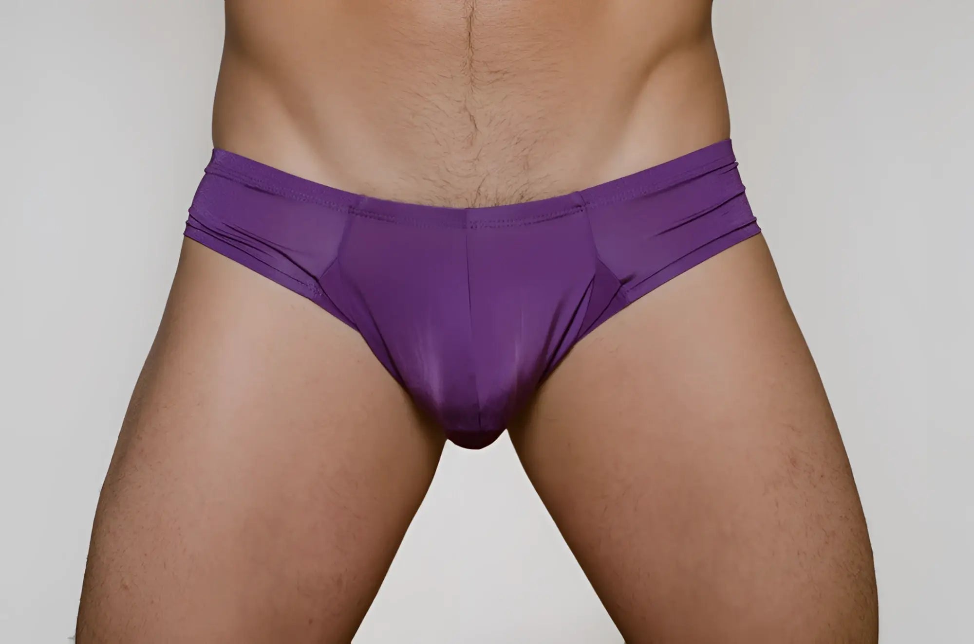 Metro Bunz low-rise boxer purple stretch fabric briefs with contoured design for comfortable everyday wear