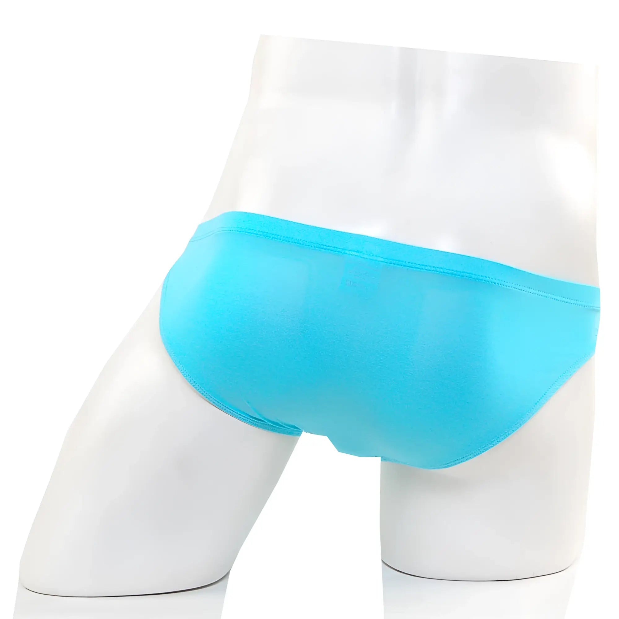 MetroMaleWear cannon hip brief in bright turquoise with smooth stretchy fabric for comfortable everyday wear