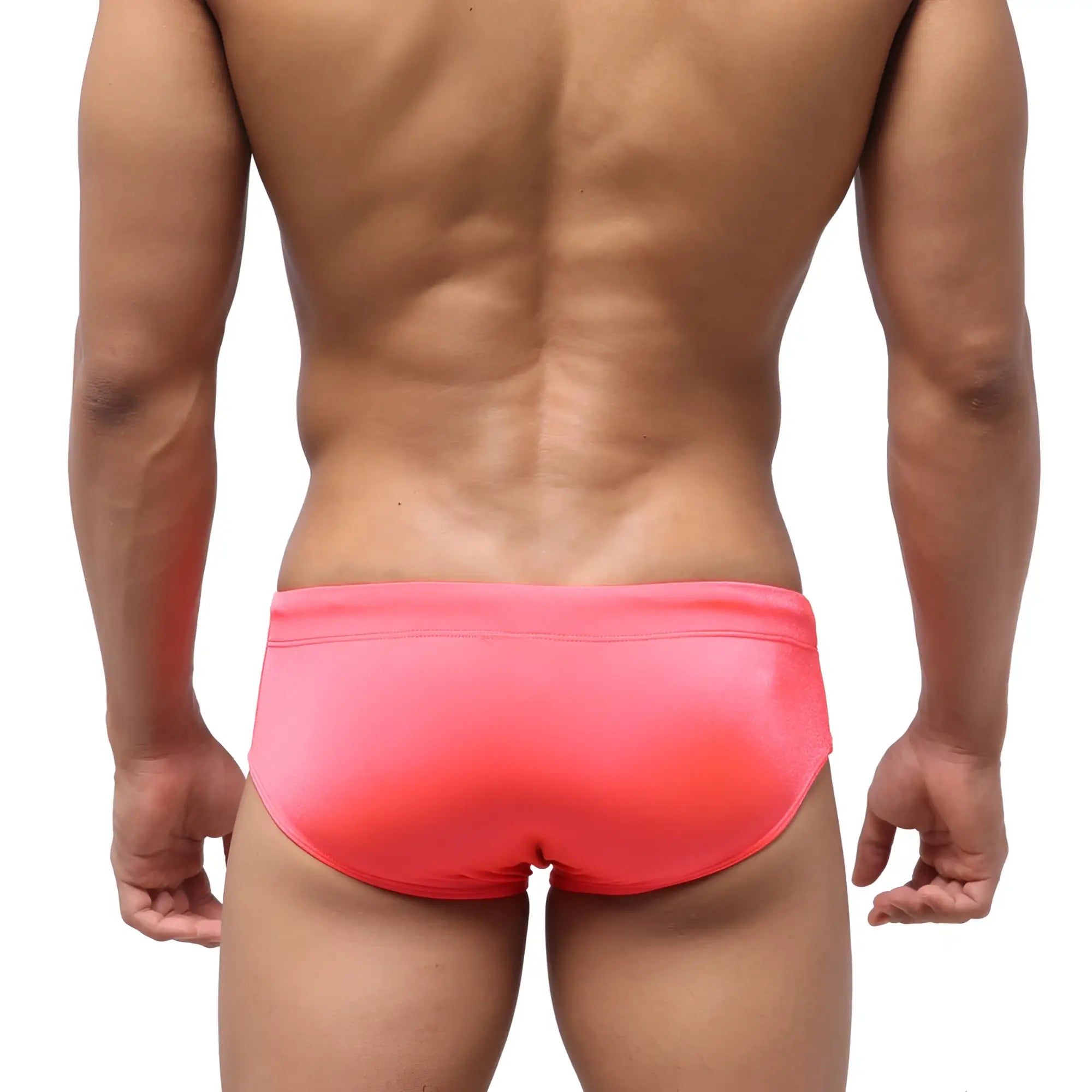MetroMaleWear classic swim brief in hot pink with a smooth form-fitting design ideal for swimming and beachwear