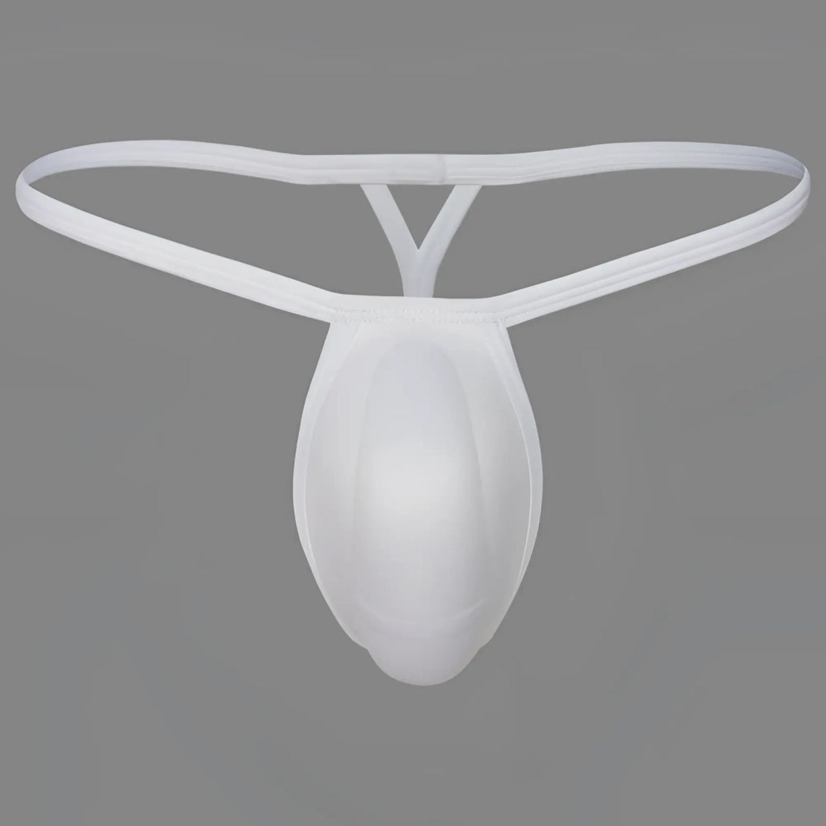 White translucent mesh MetroMaleWear cock bra thong with smooth form-fitting design for a sleek fit