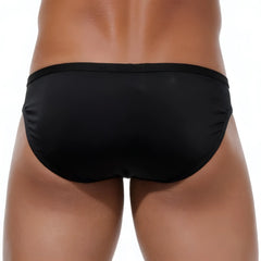 Metro male wear continente brief black 2226-20 smooth form fitting black briefs ideal for everyday comfort