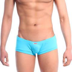 MetroMaleWear cotton boxster neo blue 3010-08 bright turquoise men’s briefs with snug fit and red waistband tag