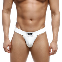 White metro male wear deseo bikini briefs with black logo waistband soft breathable fabric for everyday comfort