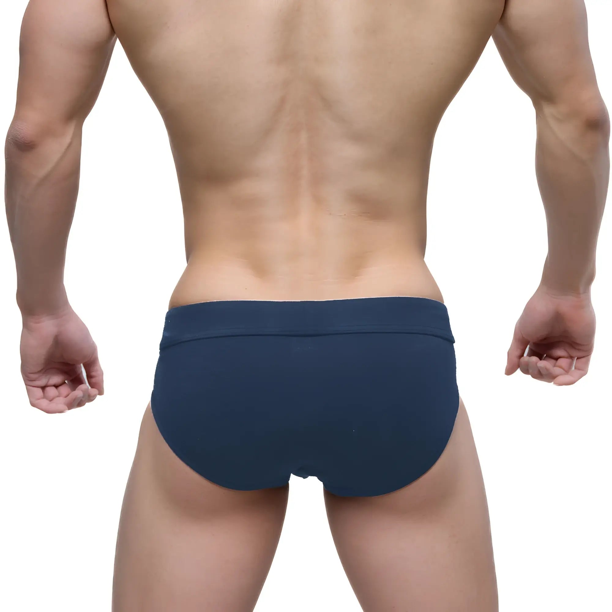 Navy blue metroMalewear deseo brief 5503-28 with smooth fitted design in breathable fabric for everyday comfort