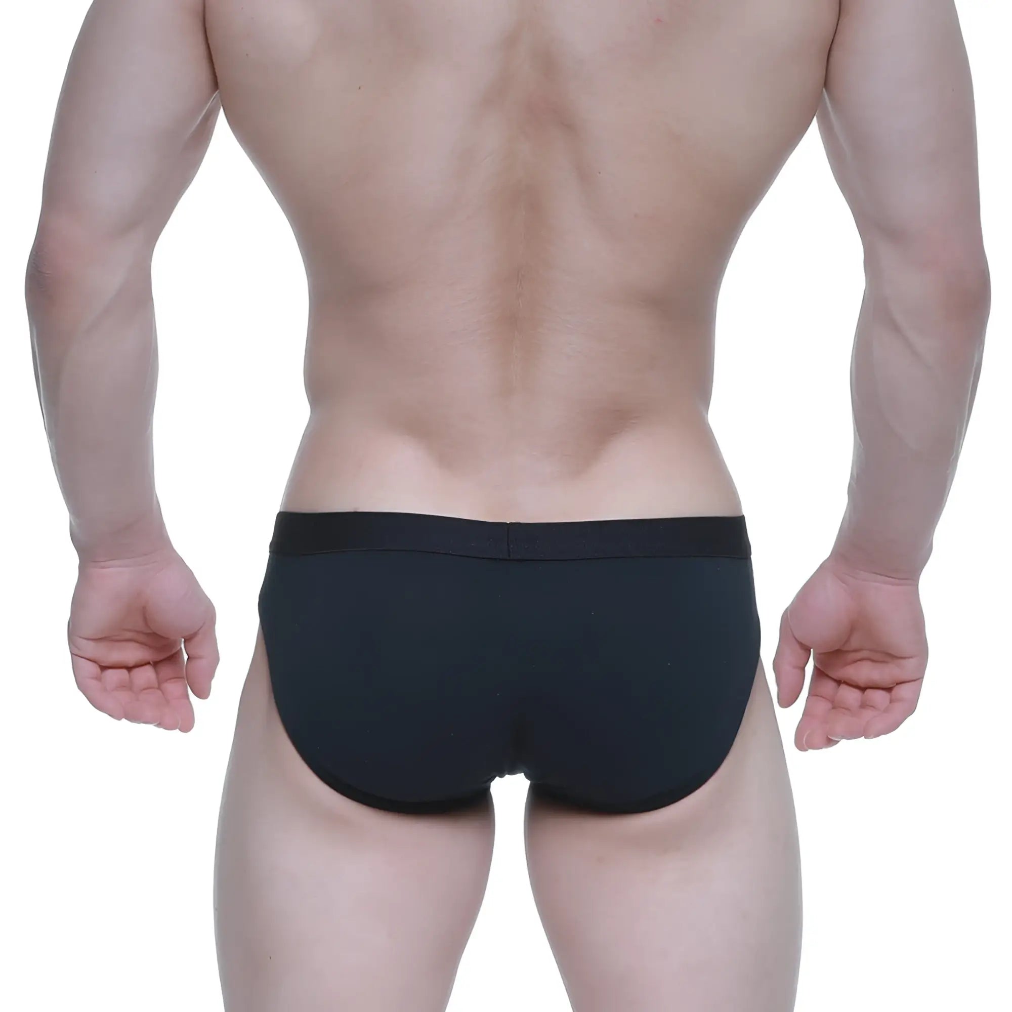 MetroMaleWear Dream Brief black briefs with smooth, form-fitting fabric and solid color design for comfortable wear