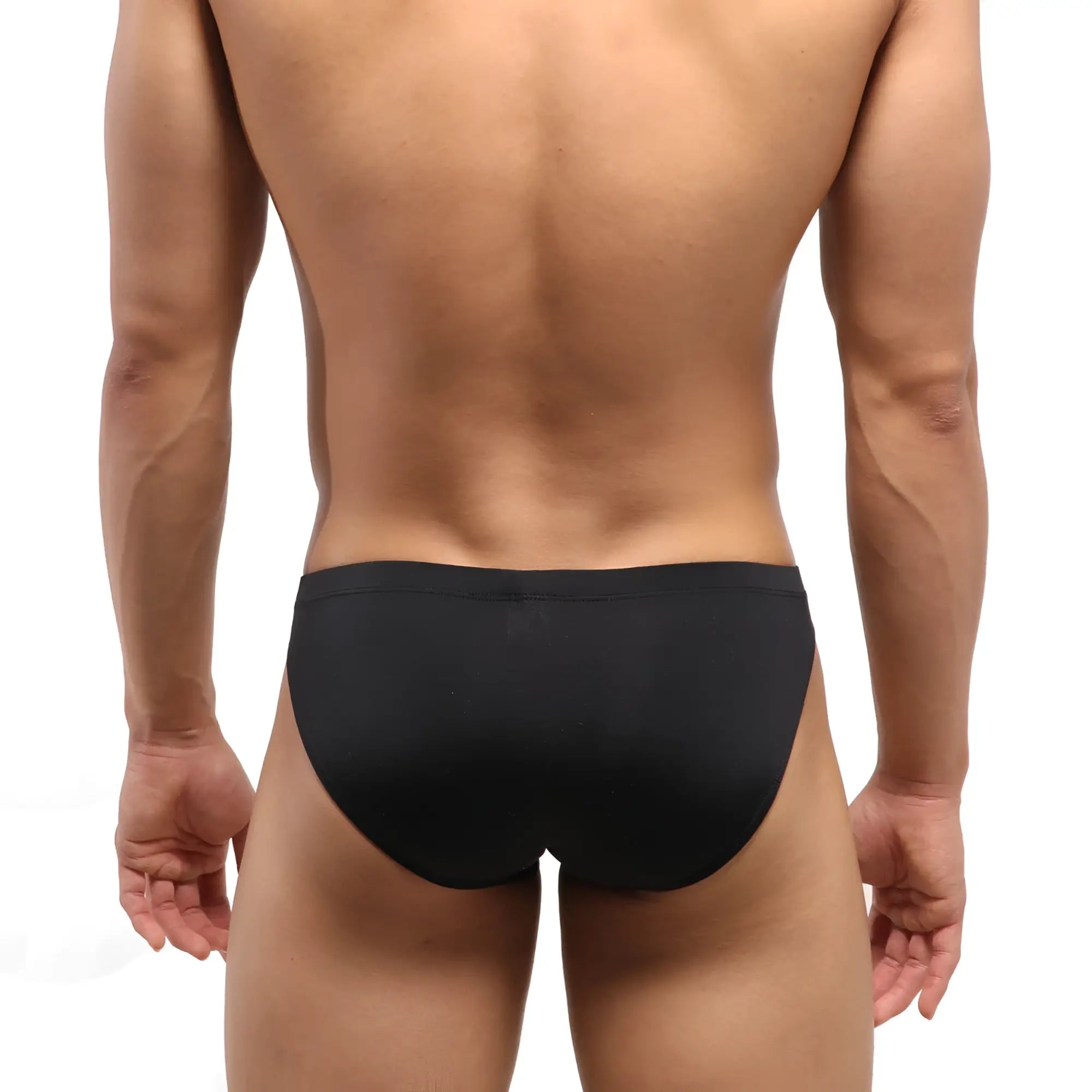 MetroMaleWear european hip brief black 5007-20 in smooth form-fitting fabric for comfortable everyday wear