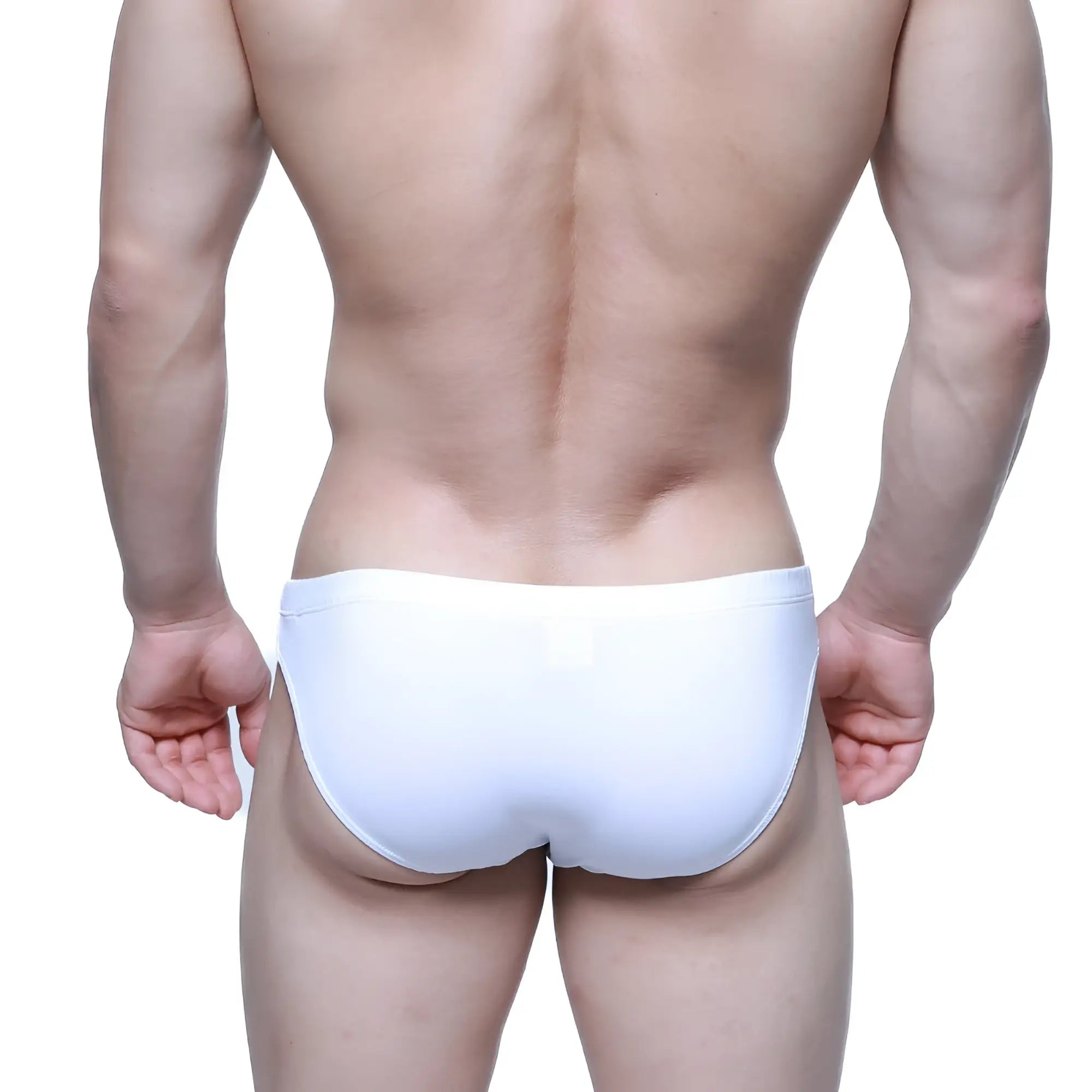 White briefs metro male wear kona bikini 5103-c03 with smooth form-fitting design in lightweight fabric