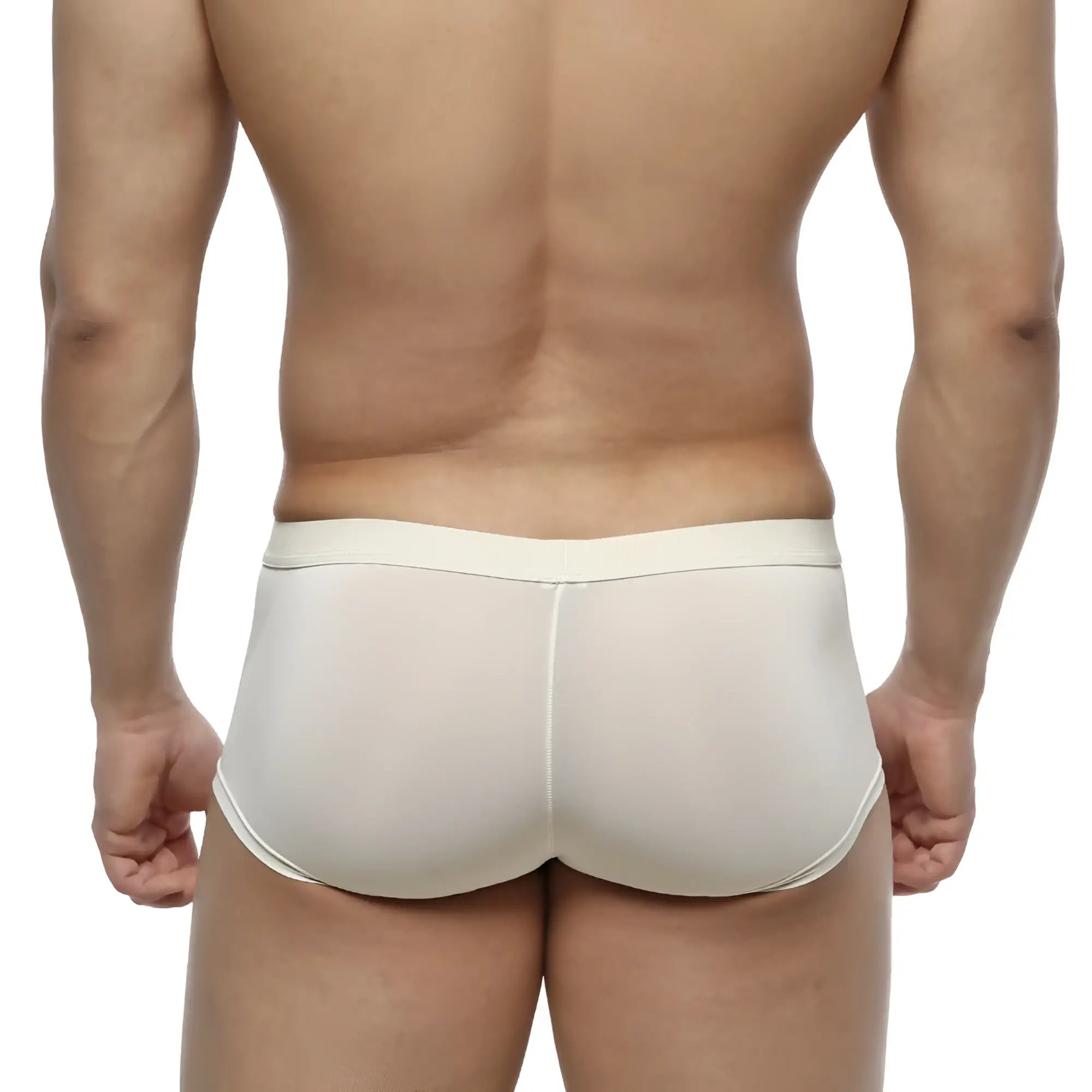 MetroMaleWear Lupin trunk 2026-05 cream-colored seamless briefs with form-fitting smooth fabric and narrow waistband