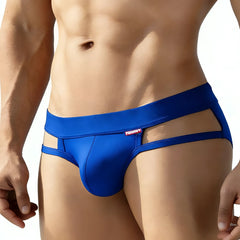 MetroMaleWear Malibu brief royal blue vibrant men’s briefs with sleek form-fitting design and distinctive cutout details