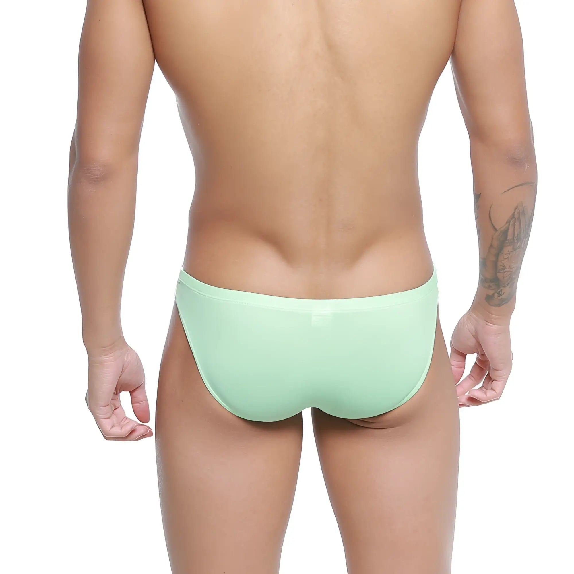 MetroMaleWear Malon bikini green 3603-13 mint green briefs with smooth, form-fitting design