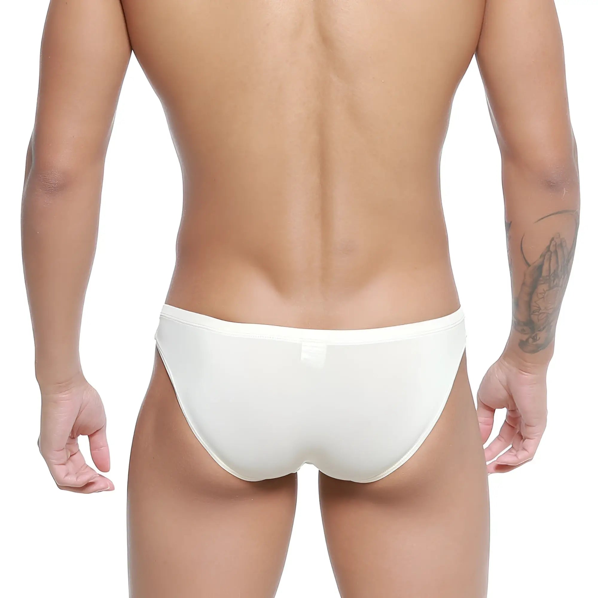 MetroMaleWear Malon Bikini white briefs with smooth seamless design and snug fit for comfortable everyday wear