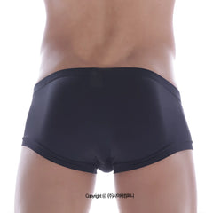 Black microfiber briefs with smooth form-fitting design and elastic waistband from MetroMaleWear boxster 2010-20 collection