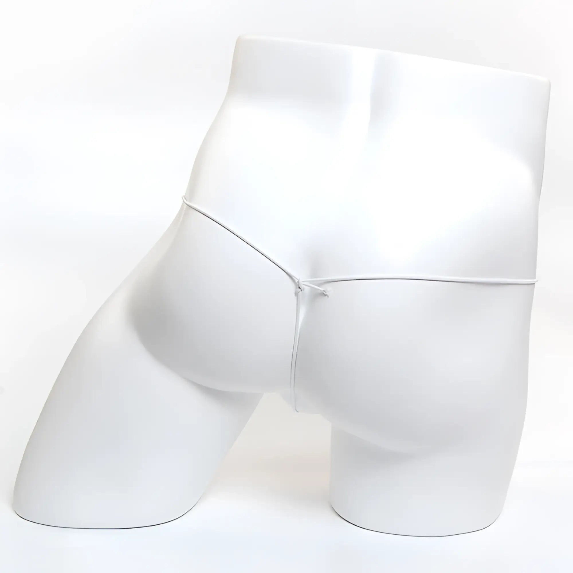 White men’s briefs with thin silver elastic waistband made of microfiber mesh from metro male wear red 2015-49