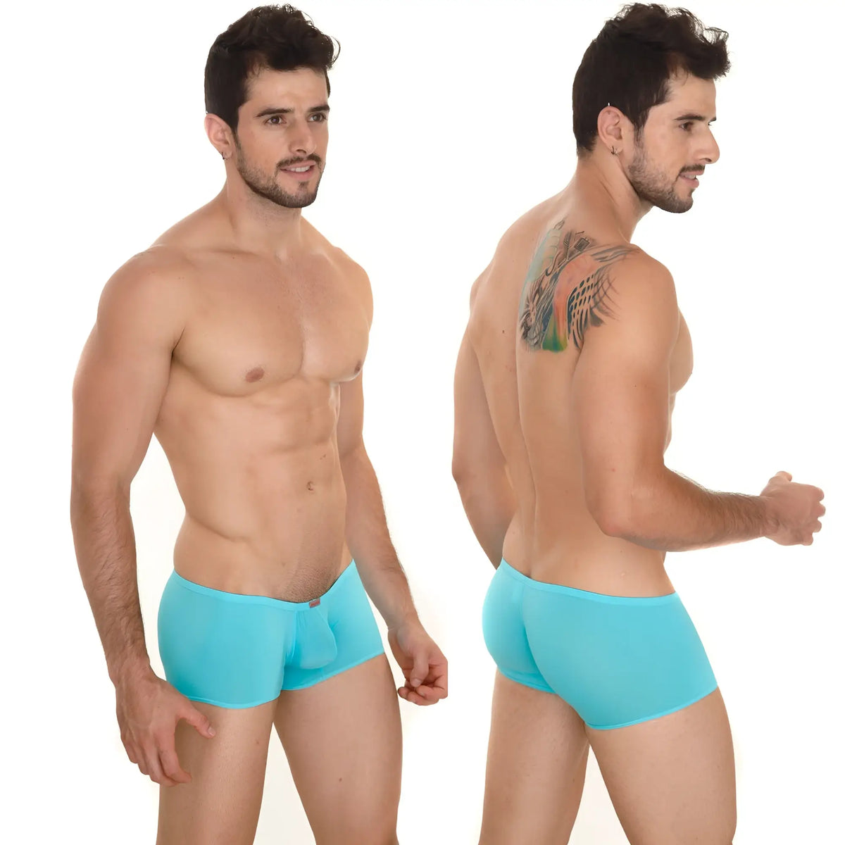 MetroMaleWear Minimo boxer turquoise 2013-08 smooth form-fitting men’s briefs with subtle elastic waistband