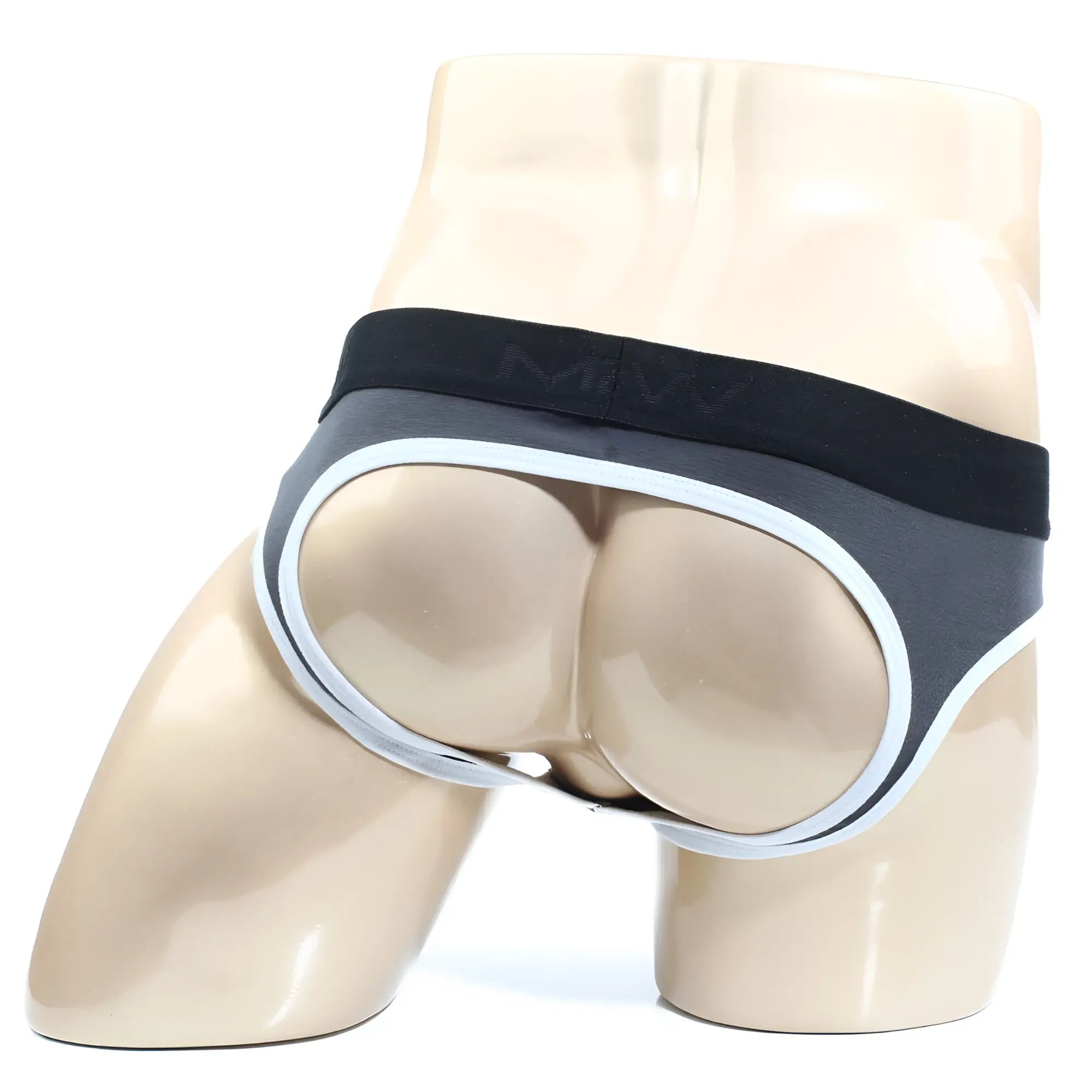 Black and white athletic briefs with sleek modern design from MetroMaleWear Perfect Scene Jock Strap Twilight 1001-11
