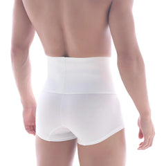 Metro male wear shaper hip trunk white 3022-81 high-waisted men’s underwear with smooth, form-fitting design