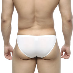 Metro male wear slim bikini white 3604-01 white seamless form-fitting briefs designed for comfort and style