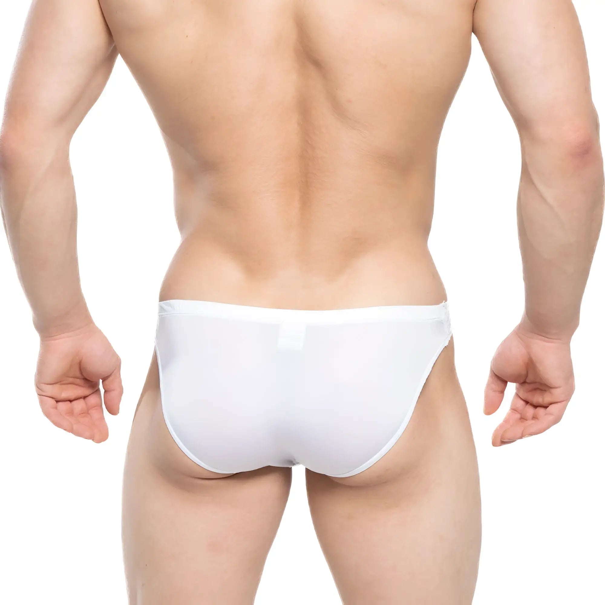 White briefs metro male wear sonora bikini 3613-00 with smooth form-fitting design for comfortable everyday wear