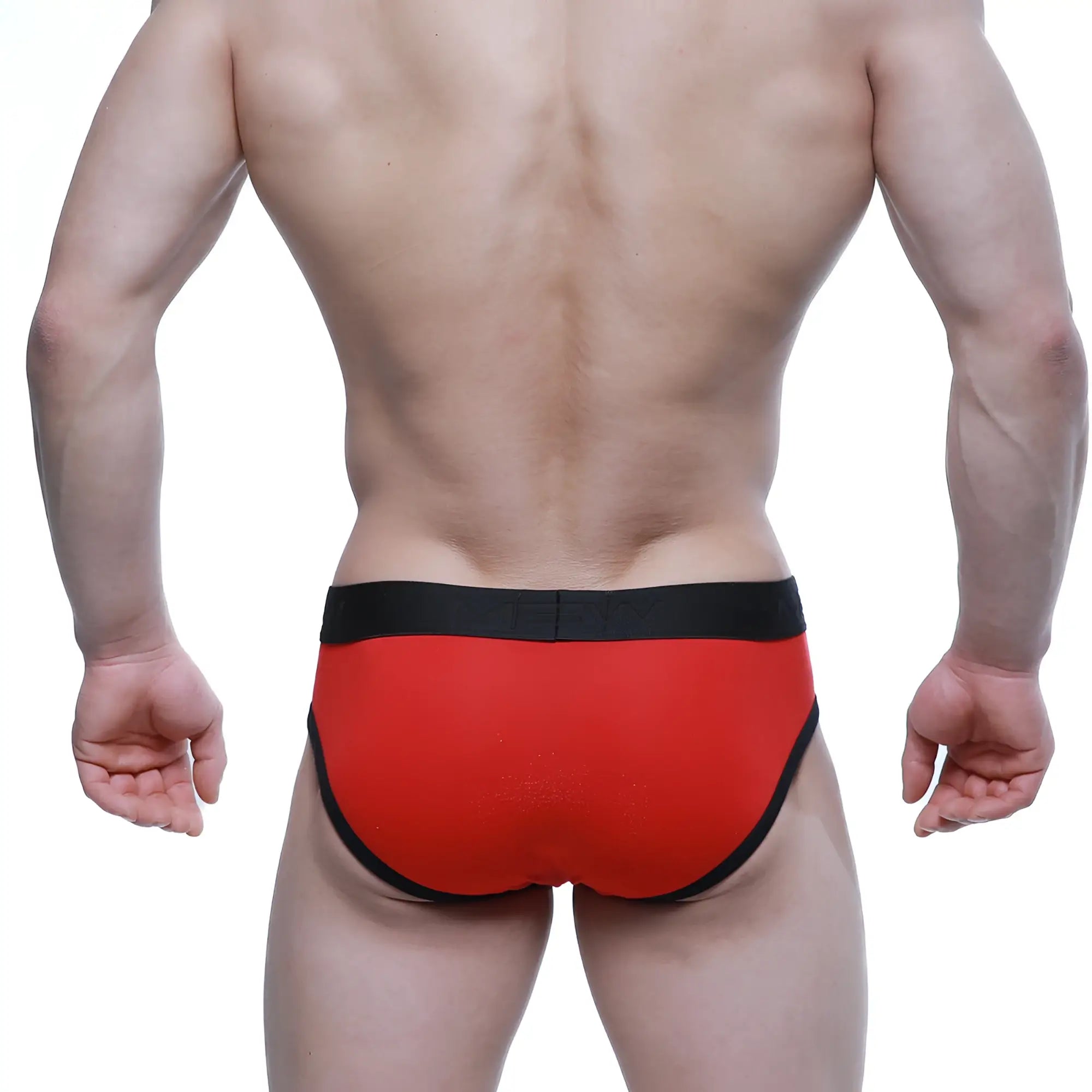 MetroMaleWear strike brief red 1103-12 red briefs with black trim and waistband comfortable underwear