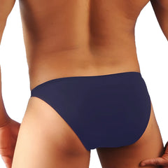 Navy blue briefs from metromalewear sunbathing bikini 2004-28 featuring a sleek dark blue design for sunbathing use