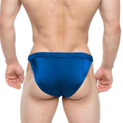 MetroMaleWear torres swim bikini navy 4993-28 blue satin briefs ideal for swimwear and beachwear