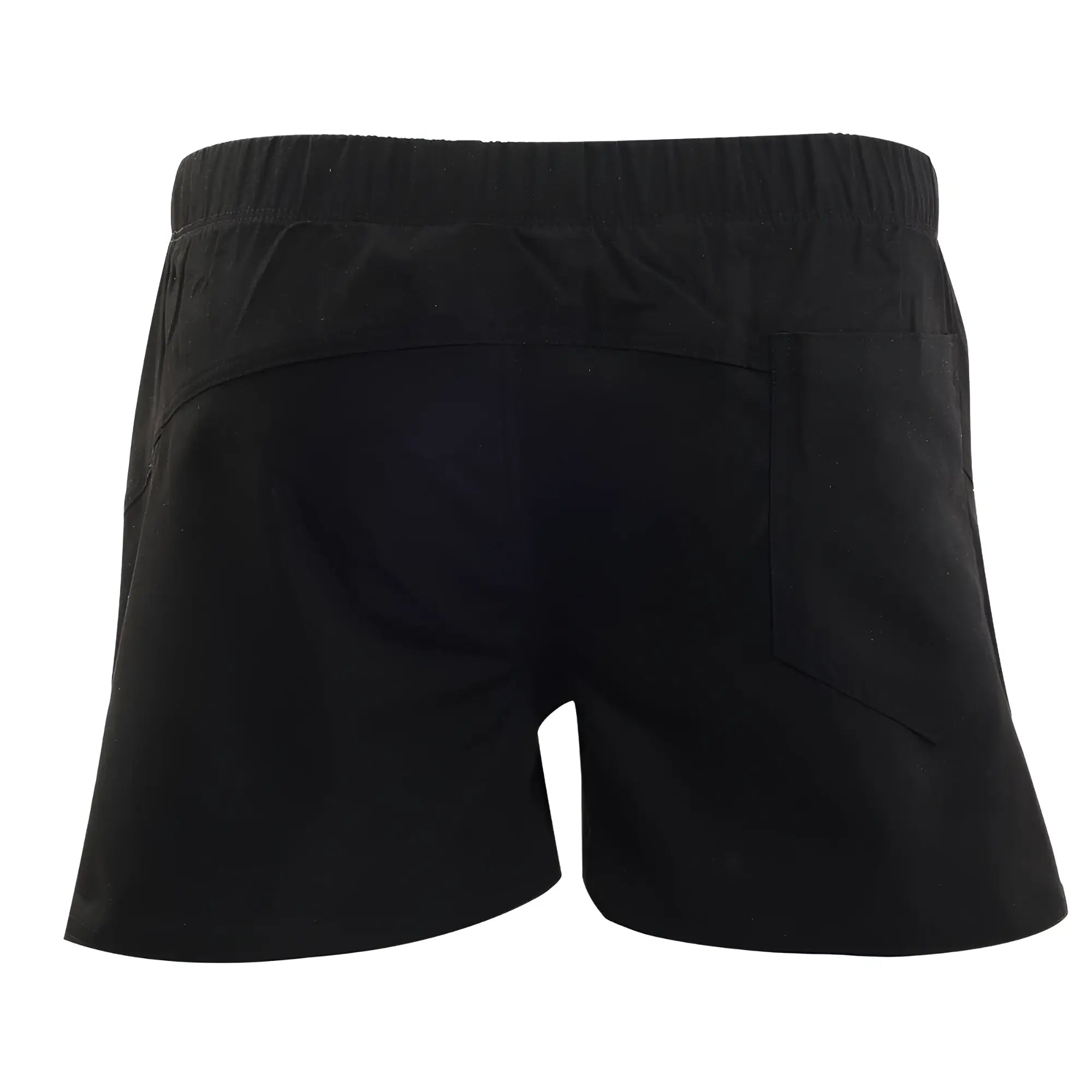 MetroMalewear Viena short black athletic shorts with elastic waistband and side pockets for comfortable wear