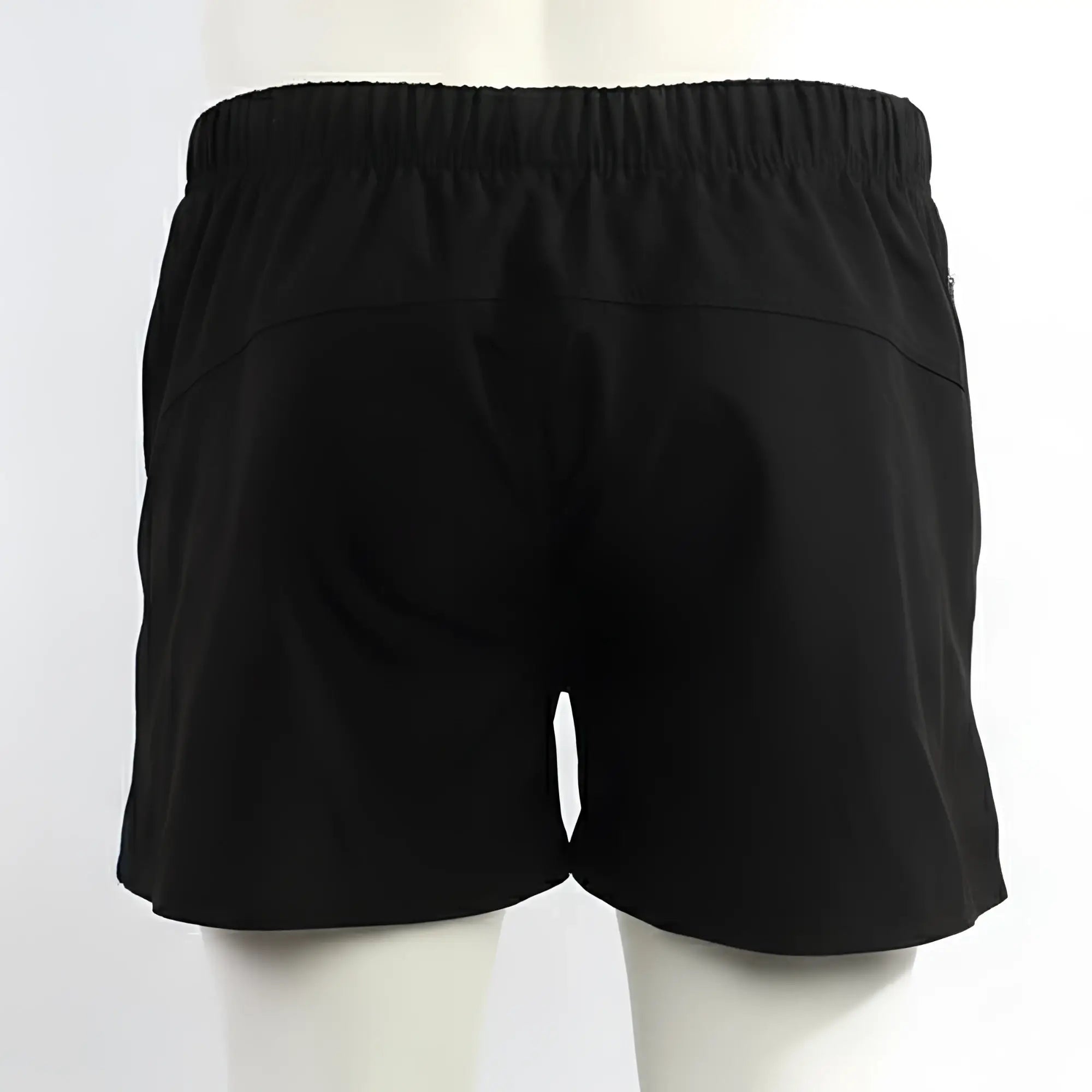 MetroMaleWear Viena short orange 4715-22 black athletic shorts with elastic waistband and subtle seam detail