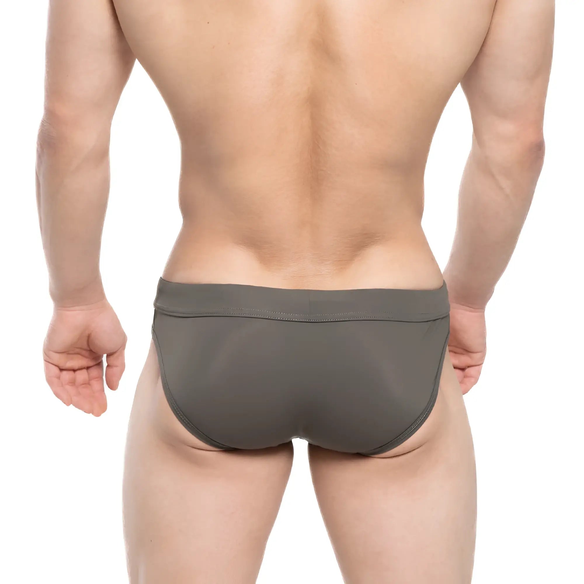 MetroMaleWear Villena swim bikini green with sleek olive fabric finish and tailored fit for a stylish beach look