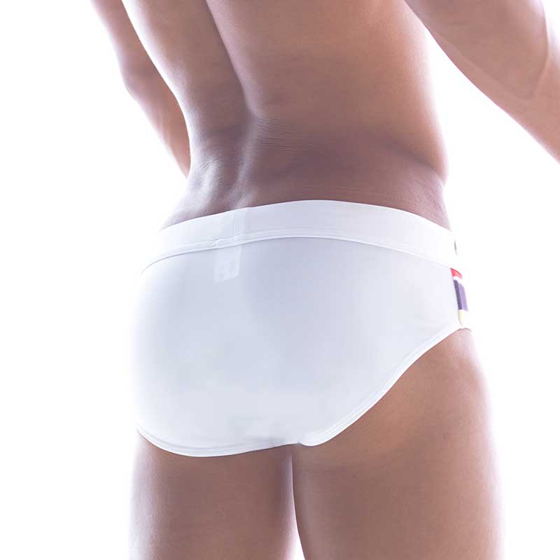 Maillot de bain bikini rayé Tarragona MIIW Blanc 4916-65 Taille S