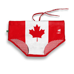 CA-RIO-CA TEAM CANADA Flag Print Sunga