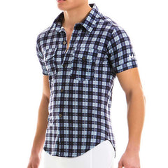 Modus Vivendi Jeans Short Sleeved Shirt Checks 12941 Size L