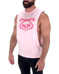 Nasty Pig Snout Shredder Muscle Top T Shirt Pink 1384 Size L