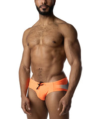 Nasty Pig Hyper Bikini Swimwear - Vibrant Orange Black