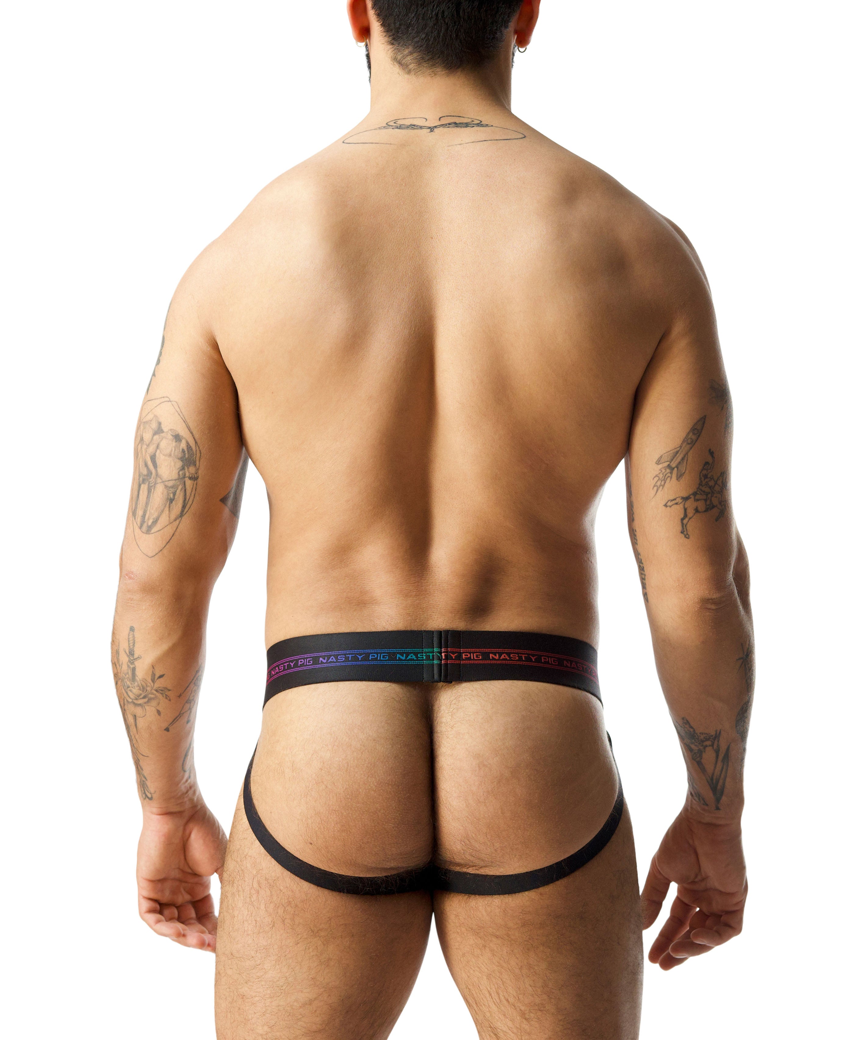 Nasty Pig Prism Pride Jockstrap Underwear - Black