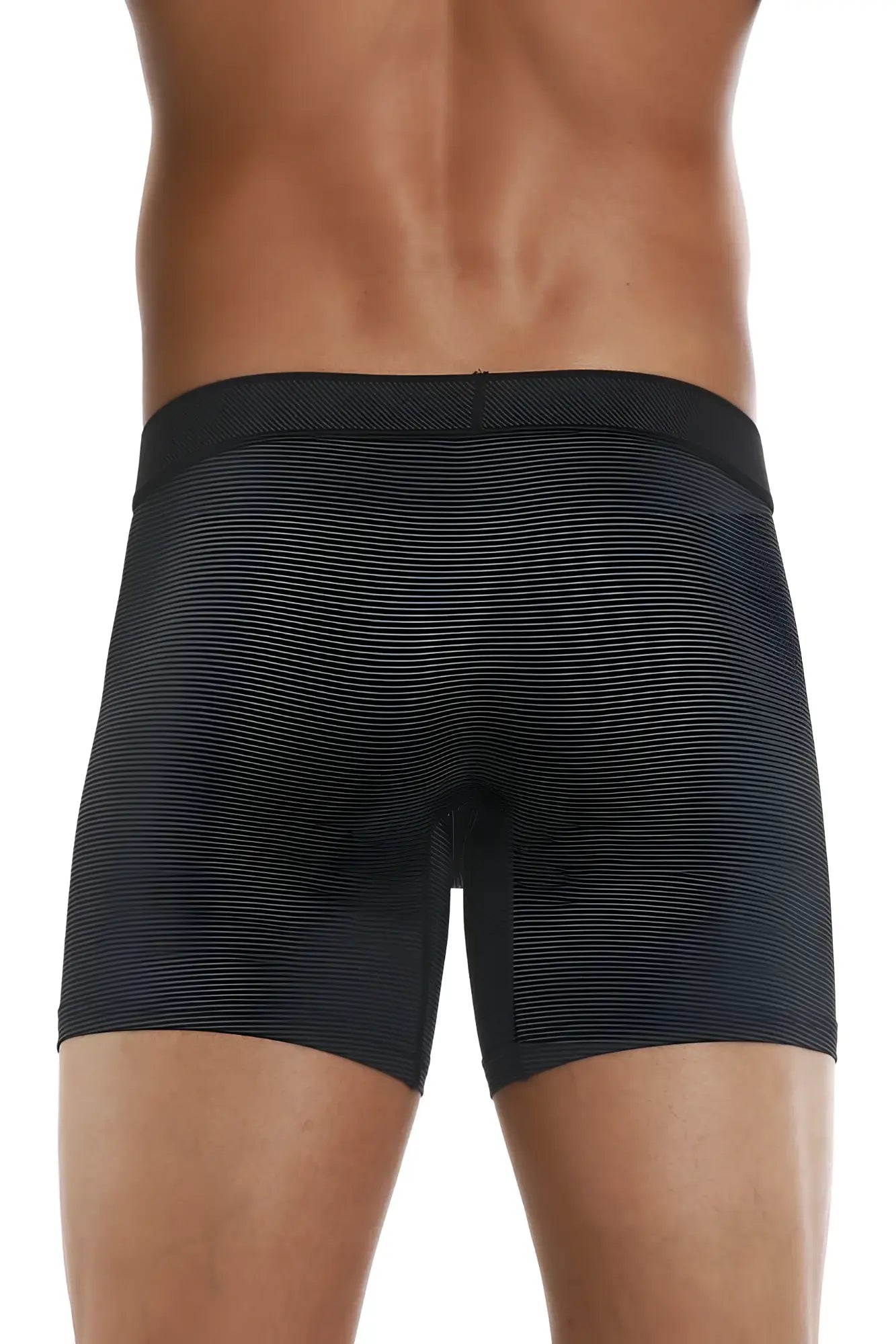 Papi 626185-962 cool2 black textured boxer briefs with snug fit and elastic waistband for comfortable wear