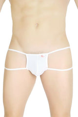 Petit-Q Ziggy Cut Out Thong Underwear White PQ160703 Size M