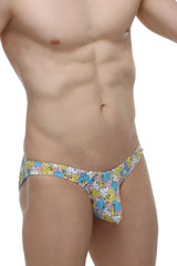 A pair of men’s colorful duck-patterned petitq bikini chill duckies briefs with a playful design