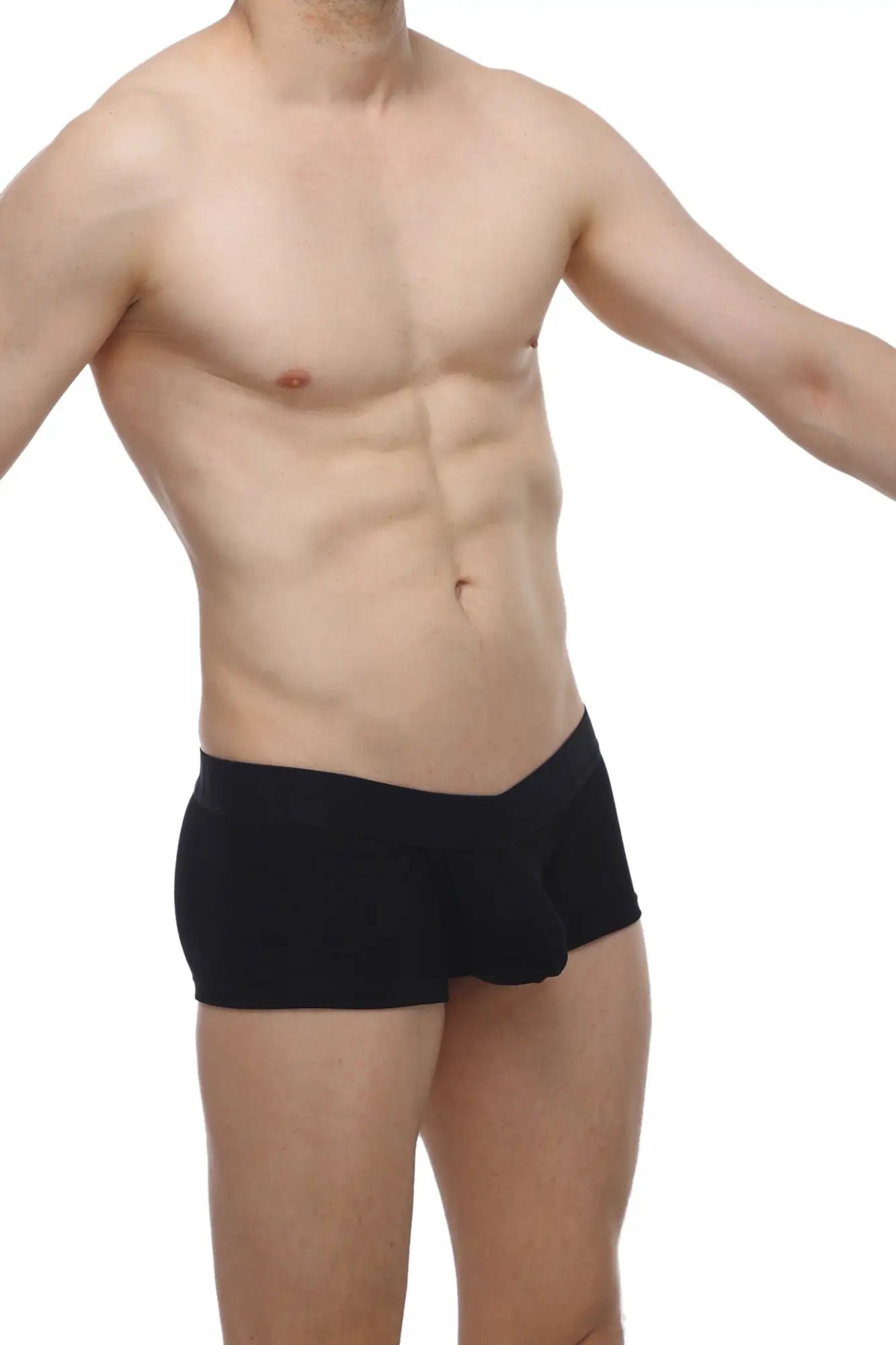 Black briefs petitq boxer algun modal with smooth form fitting design made of soft modal fabric