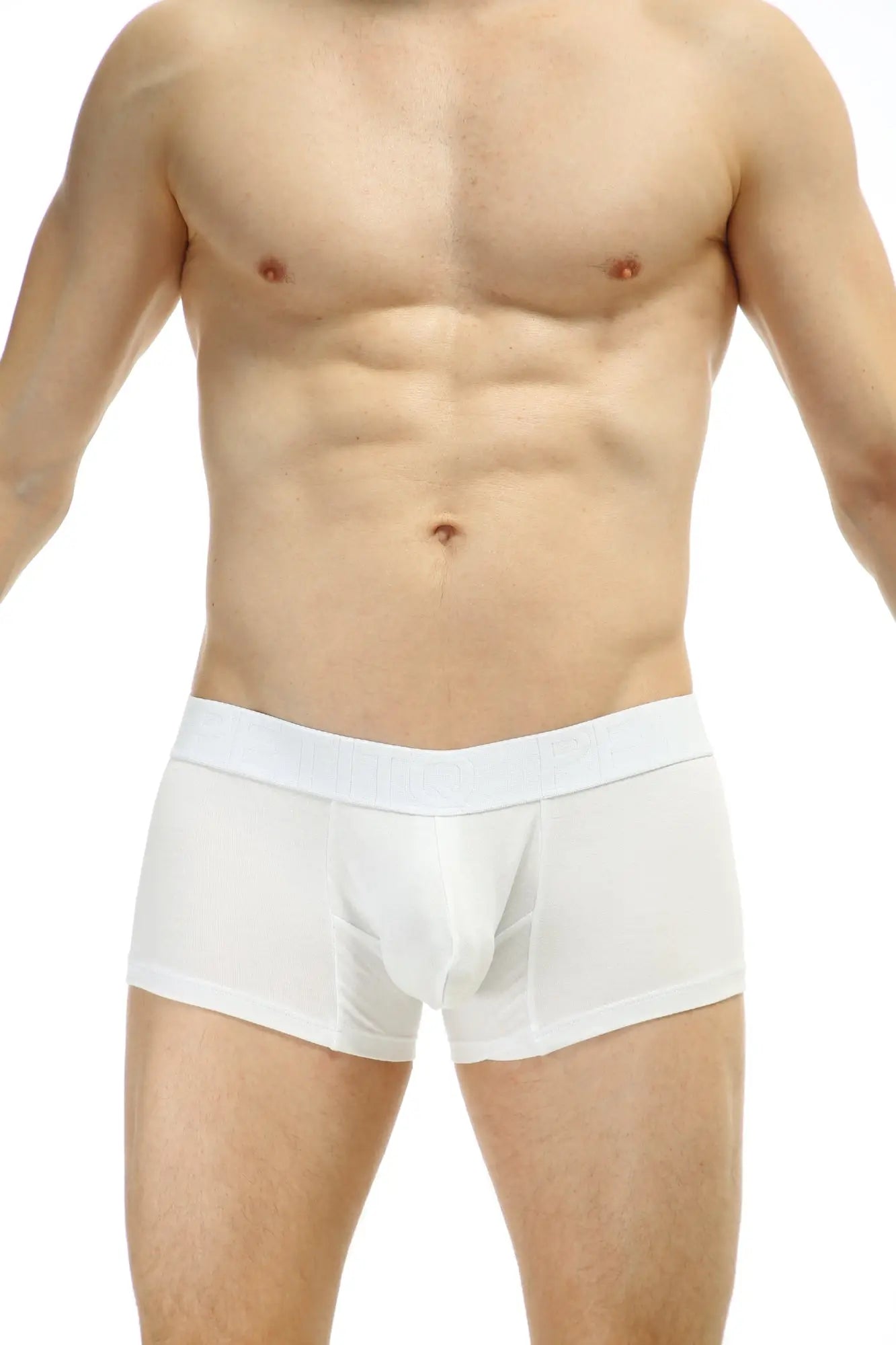 White men’s briefs petitq boxer protruder modal with smooth form-fitting design and supportive waistband