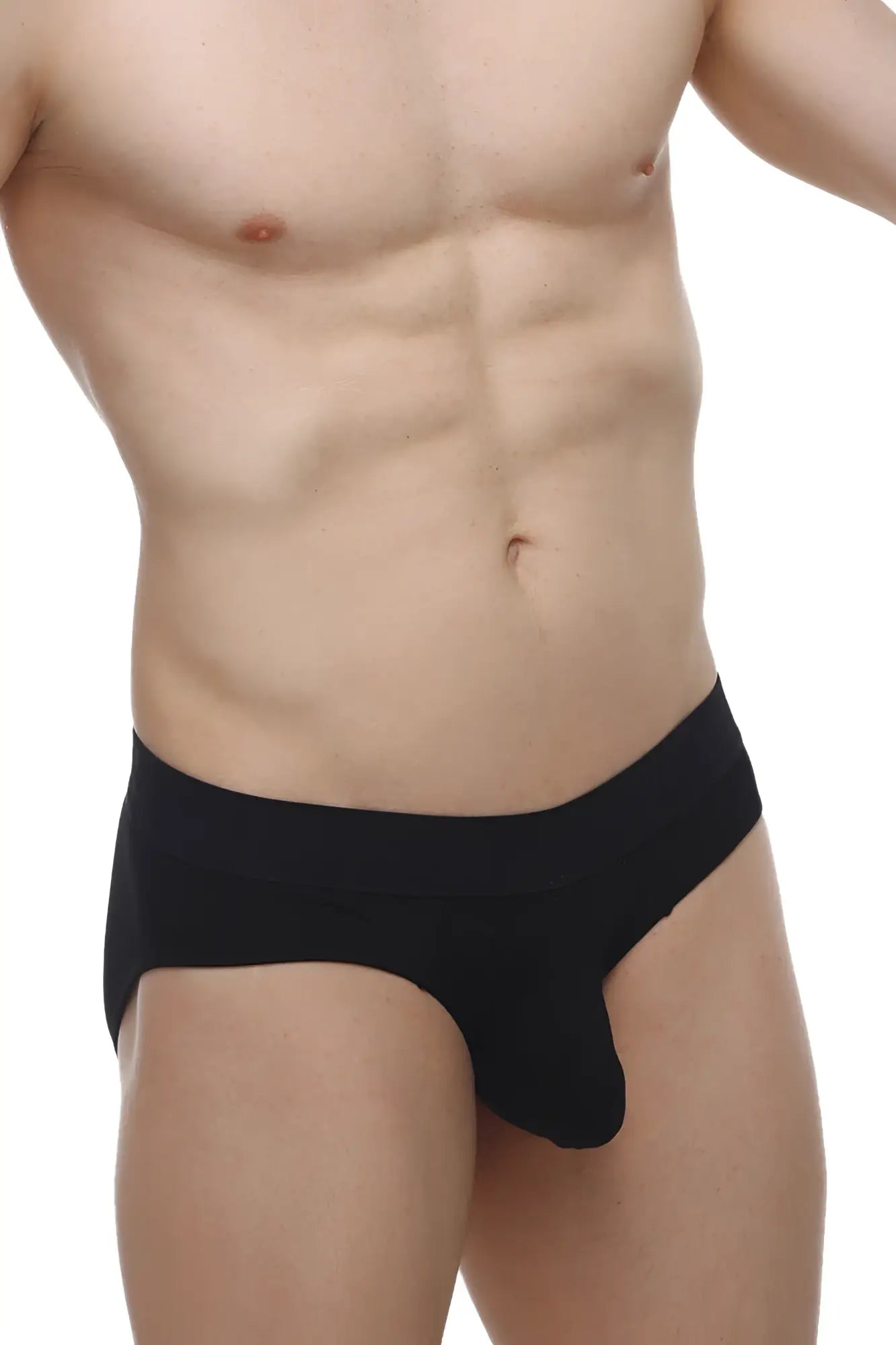 Petitq brief bertran modal black men’s briefs with smooth form-fitting design made from modal fabric