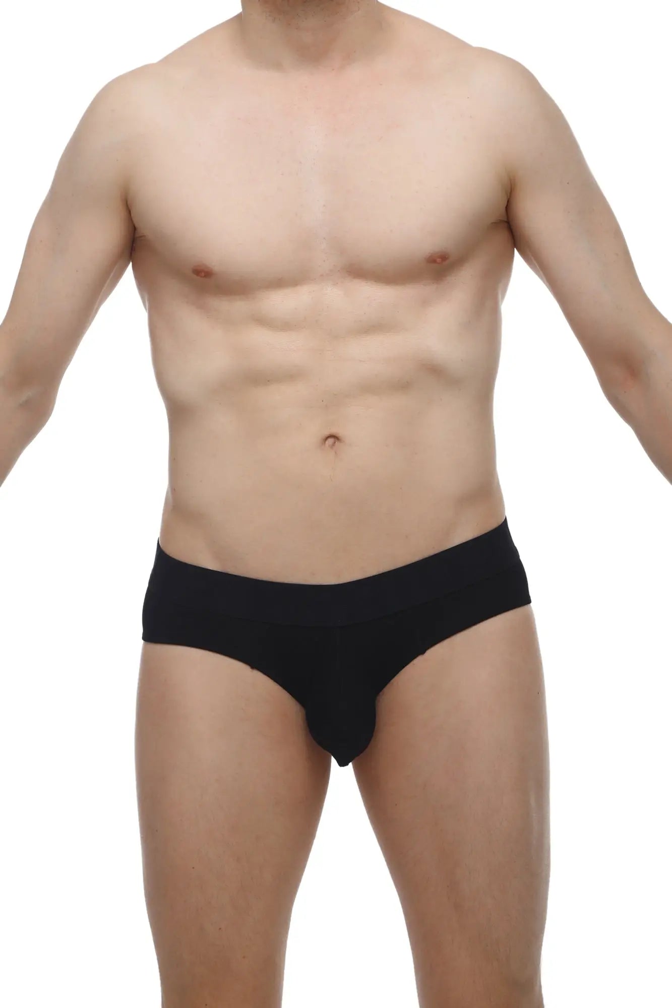 Black brief petitq brief bertran modal black with smooth form-fitting design made from modal fabric