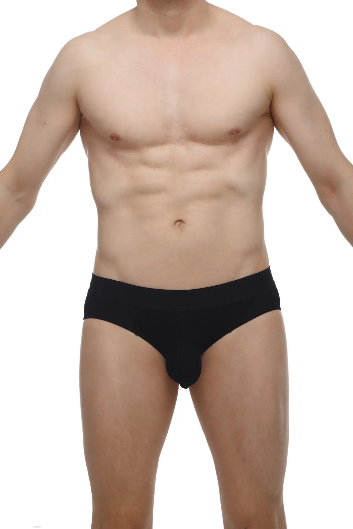 PetitQ brief dome modal black black briefs with smooth form fitting design made from modal fabric