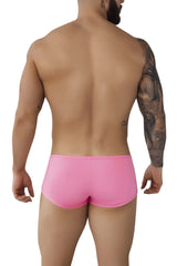 Pink athletic briefs pikante pik 0976 angola trunks feature smooth form-fitting design in vibrant pink color