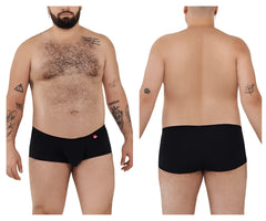 Black pikante PIK 0976X angola trunks briefs with small red logo on waistband in comfortable cotton blend