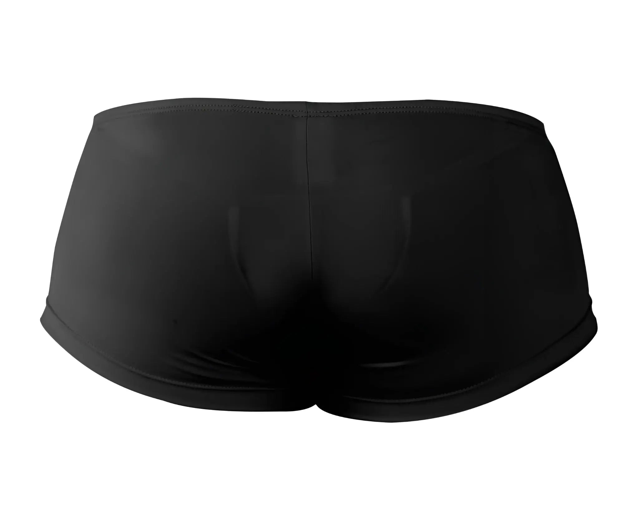 Pikante PIK 0976X angola trunks black sleek fitting briefs with smooth stretchy fabric and clean waistband stitching