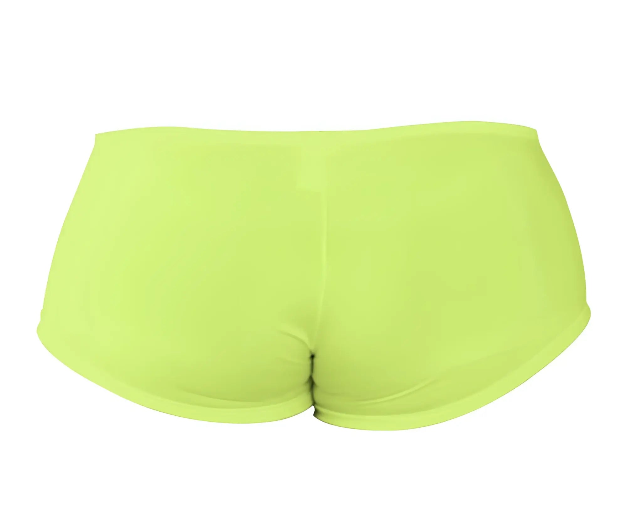 Bright neon green pikante Pik 0976X angola trunks high-waisted shorts made of smooth stretchy fabric