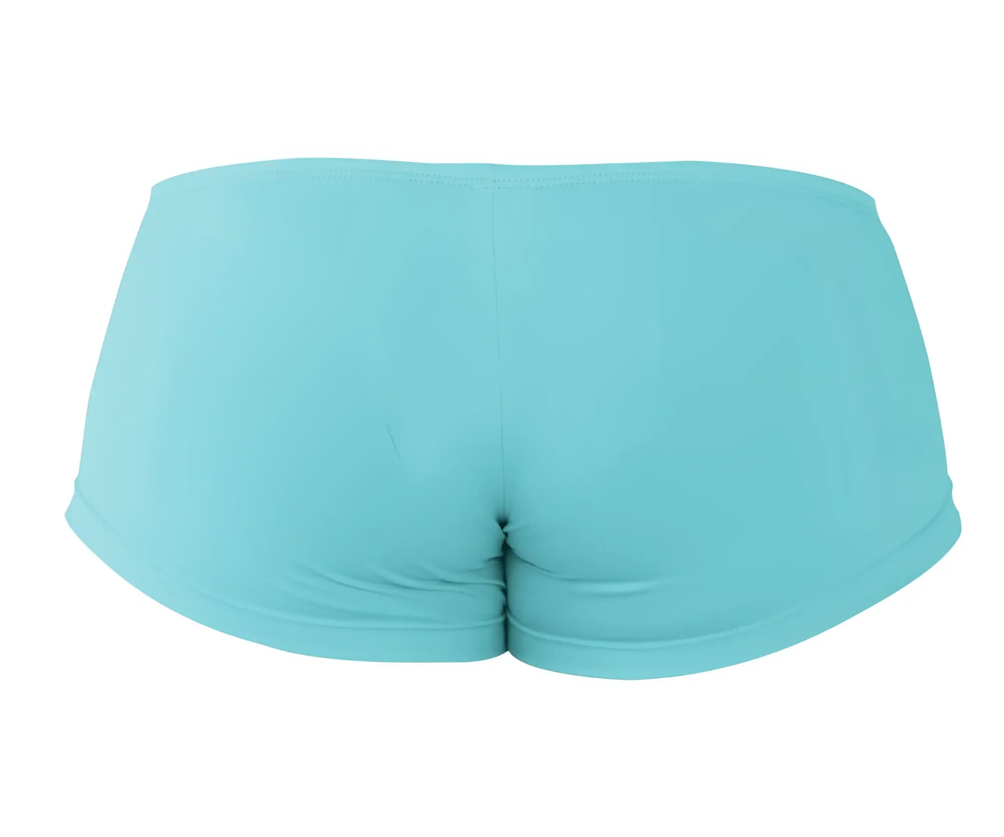 A pair of light blue form-fitting pikante piks 0976x angola trunks with smooth fabric and elastic waistband