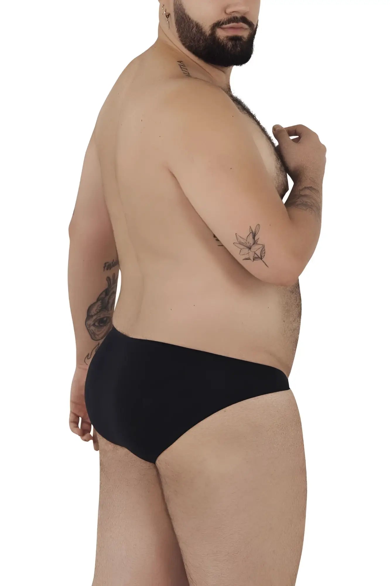 Black pikante pik 0977x angola bikini briefs with smooth form-fitting design for comfortable wear